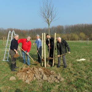 Hans Krings, Guido van den Berg, Manfred Kohlmann, Helmut Spahn und Herr Grün von der Agendagruppe