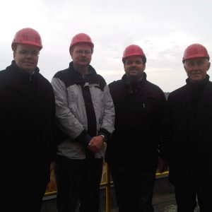 Helge Herrwegen, Karl-Heinz Sonnet, Guido van den Berg und Hans Krings