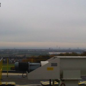 Blick nach Köln von den Quarzwerken Frechen