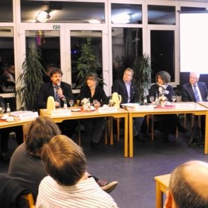 (v.l.n.r.) Werner Goertz, Mathilde Koller, Guido van den Berg, Tessa Mollenhauer-Koch, Norbert Hebborn, Martina Peitsch und Volker Joest