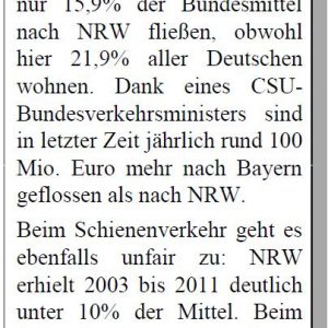 Anzeige in der Sonntagspost vom 24.03.2012