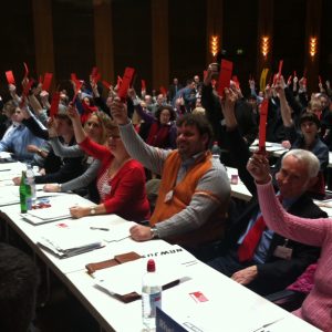Delegation der Rhein-Erft SPD auf der Landesdelegiertenkonferenz in Düsseldorf