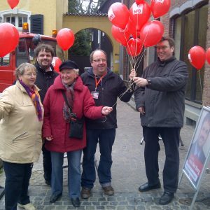 Guido van den Berg beim Frühjahrsmarkt in Bergheim