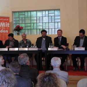 Florian Cremer, Senol Arslan, Susanne Göddenhenrich, Guido van den Berg, Ralf Jäger und Ralf Zentis