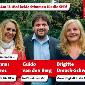 Dagmar Andres, Guido van den Berg und Brigitte Dmoch-Schweren