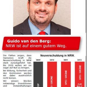 NRW ist auf gutem Weg - die Neuverschuldung sinkt