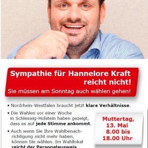 Anzeige in der Sonntagspost vom 12.05.2012