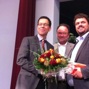 Diek Timm, Bernhard Hadel und Guido van den Berg