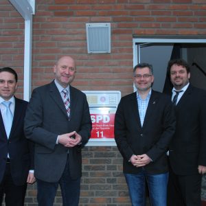 Stefan Kämmerling MdL, Rainer Thiel MdL, Dietmar Nietan MdB, Guido van den Berg MdL