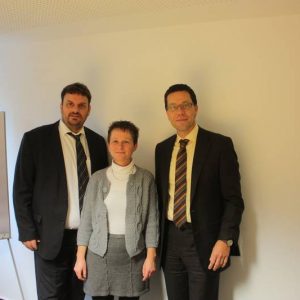 Guido van den Berg MdL, Heike Sahmer und Dierk Timm