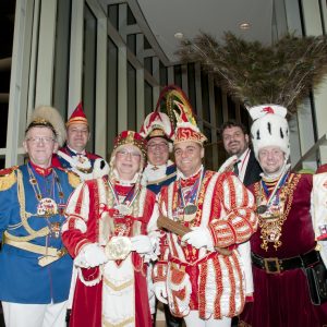 Dreigestirn der KG Fidelio 2013 im Landtag