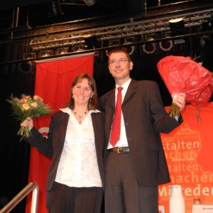 Wiebke und Florian Herpel beim Nominierungsparteitag
