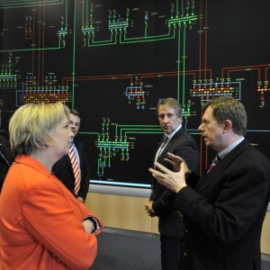 Hannelore Kraft und Guido van den Berg bei Amprion