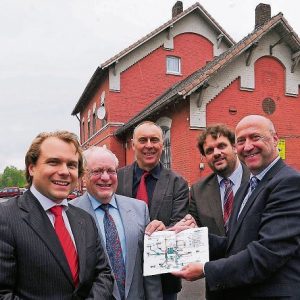 Martin Mertens, Horst Fischer, Johannes Strauch, Guido van der Berg MdL und Rainer Thiel MdL