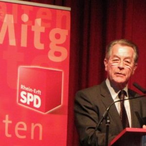 Franz Müntefering beim Festakt