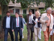 Minister Michael Groscheck besucht Bergheim Süd-West