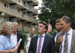 Minister Groscheck besucht Bergheim Süd-West