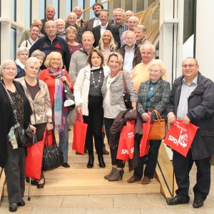 Der SPD-Stadtverordnete Franz Schallenberg hatte zum Landtagsabgeordneten Guido van den Berg nach Düsseldorf eingeladen.