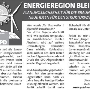 Anzeige zu Garzweiler II vom 12.04.2014 in der Sonntags-Post