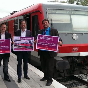 Sascha Solbach, Dierk Timm und Guido van den Berg MdL