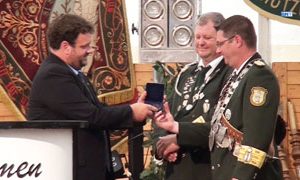 Guido van den Berg bei 600 Jahre Schützen Heppendorf