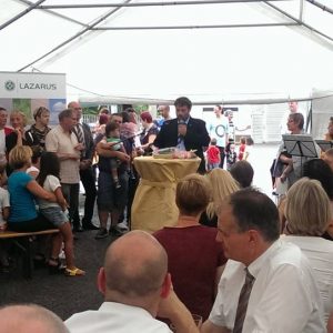 Eröffnung des Lazarus-Hauses in Bergheim