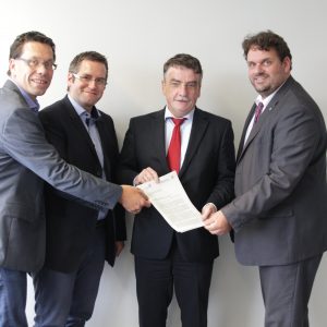 Dierk Timm, Sascha Solbach, Michel Groschek, Guido van den Berg