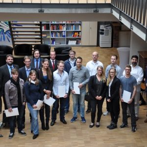 Neue Studierenden auf der Immatrikulationsfeier der FHM tec Pulheim
