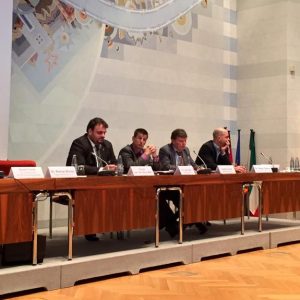 Dierk Timm, Guido van den Berg MdL, Dr. Lars Kulik, Joachim Diehl, Dr. Srefan Gärtner und Dr. Reimer Molitor