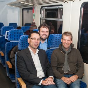 Dierk Timm, Guido van den Berg MdL und Dr. Kai Faßbender in der RB 38