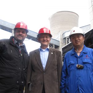 Rongxin Anlage (Innere Mongolei / China) mit Guido van den Berg MdL und Prof. Dr. Bernd Meyer