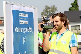 Meinungsvielfalt ja - Gewalt Nein