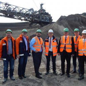 Dr. Kai Pfundheller, Helmut Pellen, Guido van den Berg MdL, Michael Eyll-Vetter, Thomas Baum MdL, Jörg Vieweg MdL und Dr. Lars Kulik
