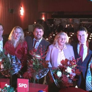 Dierk Timm, Dagmar Andres MdL, Guido van den Berg MdL, Brigitte Dmoch-Schweren MdL, Hubertus Heil MdB, Ute Meiers