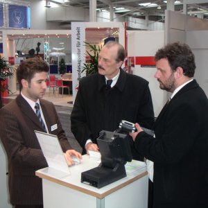 Stand der IIE-GmbH bei der CeBit 2005
