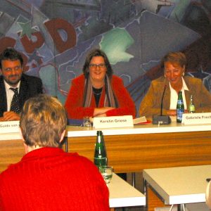 Guidovan den Berg, Kerstin Griese und Gabriele Frechen