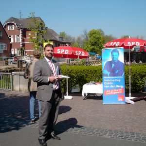 Info-Stand in Bergheim