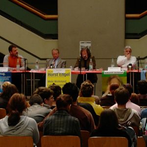 Podiumsveranstaltung Gutenberg-Gymnasium Bergheim