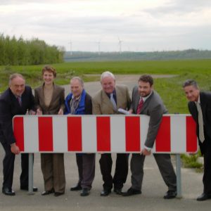 Minister Hostmann besucht die Trasse der L361