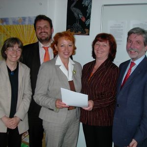 Übergabe Bundeszuschuß an ASH Sprungbrett Bergheim