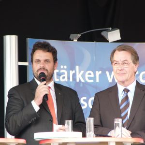 Guido van den Berg und Franz Müntefering