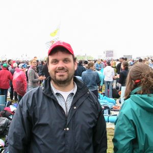Guido van den Berg beim XX. Weltjugendtag auf dem Marienfeld