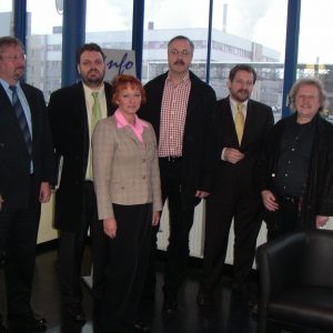 Dr. Reinhard Klingel, Guido van den Berg, Gabriele Frechen, Leo Berg, Dr. Rudolf Schmitz und Horst Lambertz