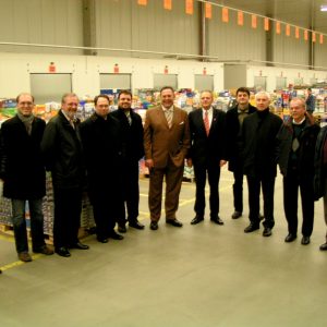 Der SPD-Kreisvorstand besucht das Plus-Logistikzentrum in Kerpen