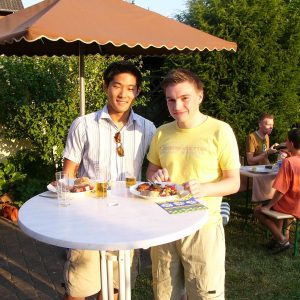 Stefan Drewek aus Gleuel und Jin-Kyu Jung aus Efferen