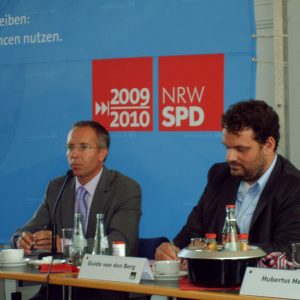 Prof. Karl Rudolf Korte und Guido van den Berg