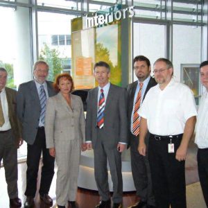 Bild v.l.n.r.:Wilfried Kuckelkorn, Ingpeer Meyer, Gabi Frechen MdB, Norbert Schmitz, Guido van den Berg, Thomas Rösner, Thomas Nienhaus