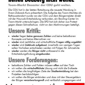 Anzeige in der Sonntags-Post vom 16.06.2007