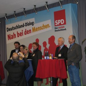 Guido van den Berg, Andrea Nahles, Helga Kühn-Mengel, Gabriele Frechen, Hans Krings und Norbert Pohlmann