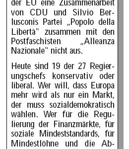 Anzeige in der Sonntags-Post am 6. Juni 2009
